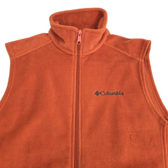 Columbia Fleece Vest Bundle Womens S Full Zip Sleeveless Outdoor Hiking Layer - Picture 4 of 15